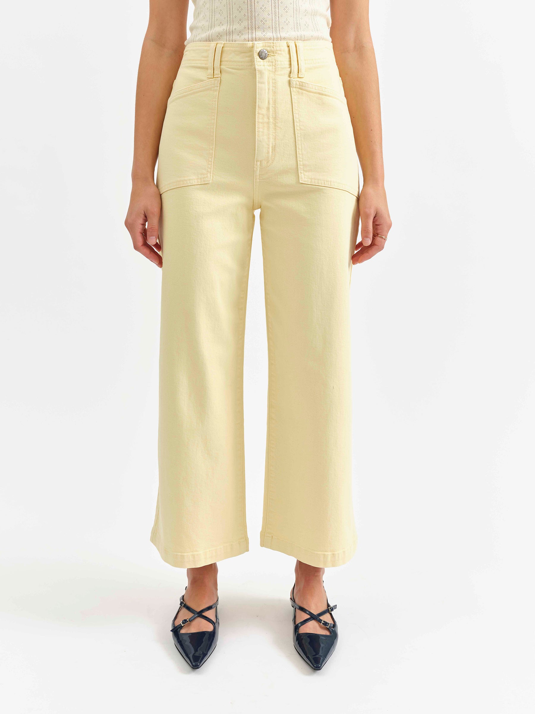 Valley Girl Wide Leg Ankle in Sunny – Daze Denim