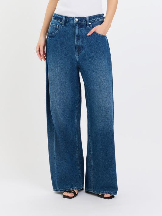 Hero High Rise Pleated Baggy Pant in Dreamland