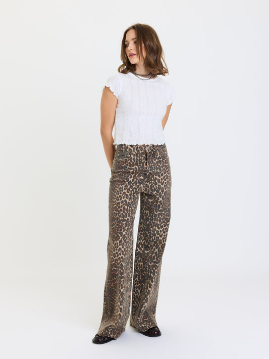 Far Out Wide Leg in Cool Cat
