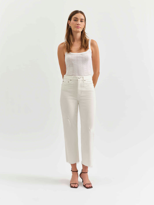 Sundaze Crop Straight in Swan