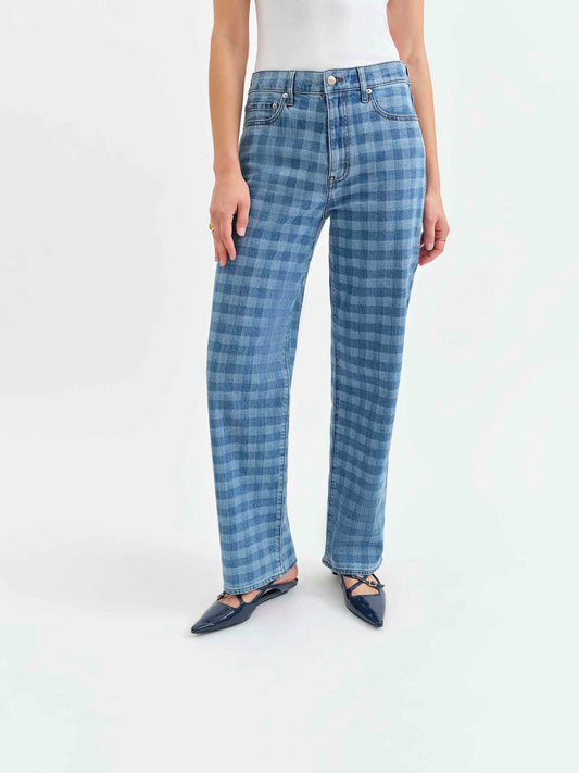 1999 Jeans Slouch 90's Fit in Denim Check