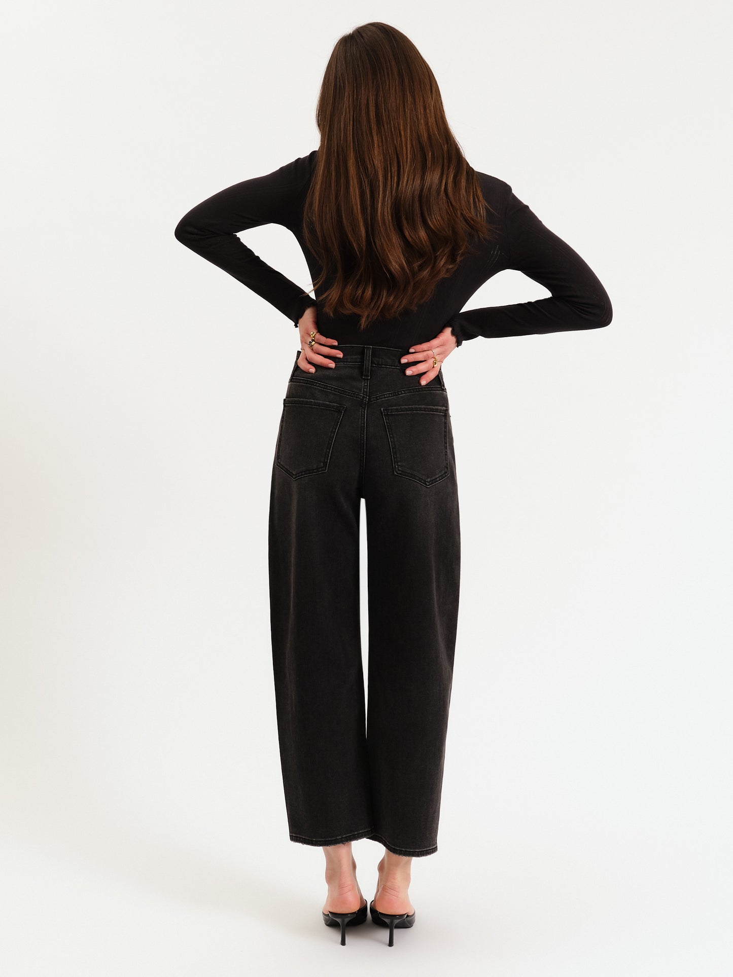 Westward Barrel Leg in Night Life Vintage