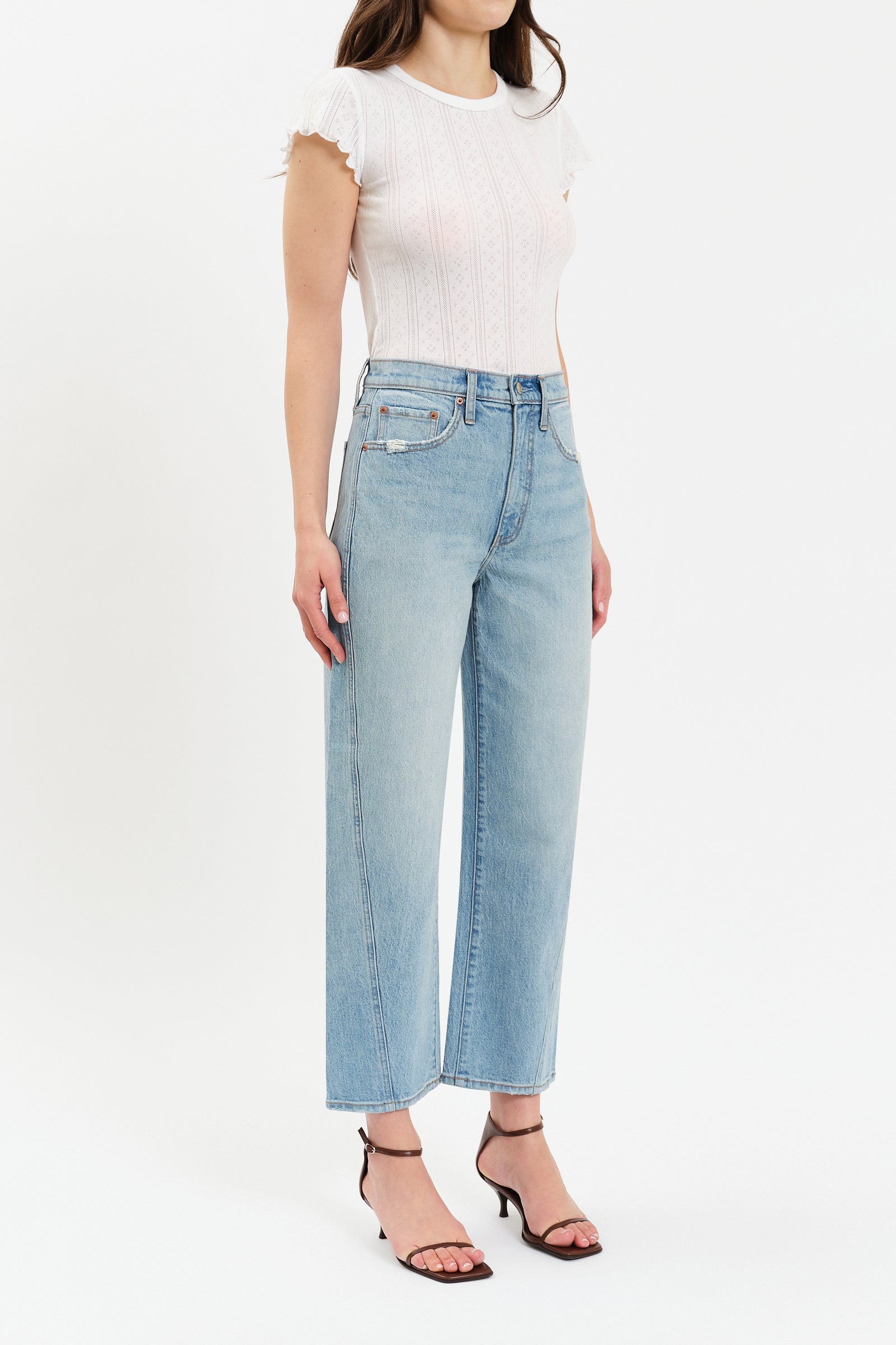 Westward High Rise Seamed Barrel in Pulse – Daze Denim