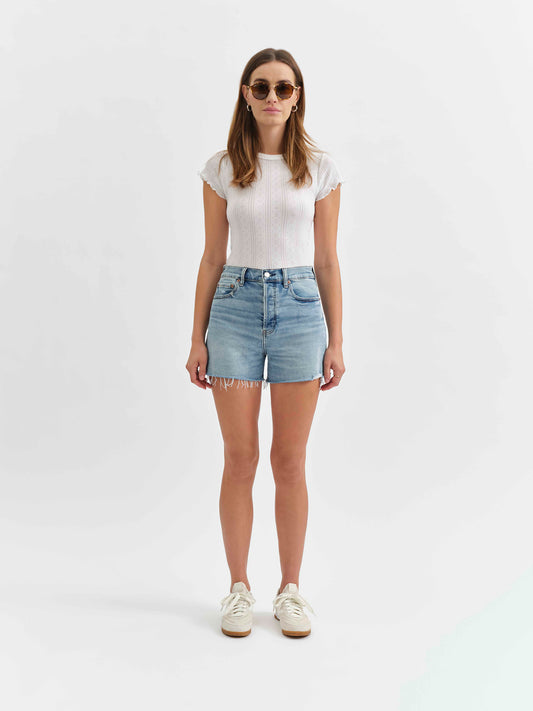 Bottom Line High Rise Vintage Short in Dance Floor