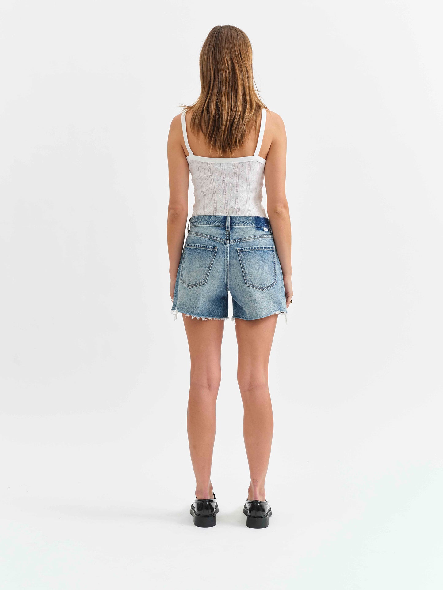 Crossroads Mid Rise Short in Instinct Vintage