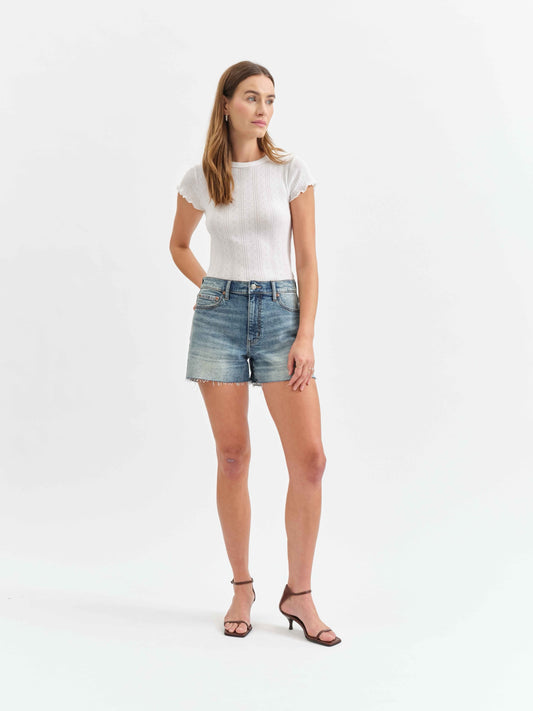 Sedona Mid Rise Short in New Flame