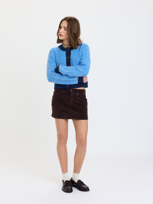 Fever Micro Mini Skirt - Chocolate