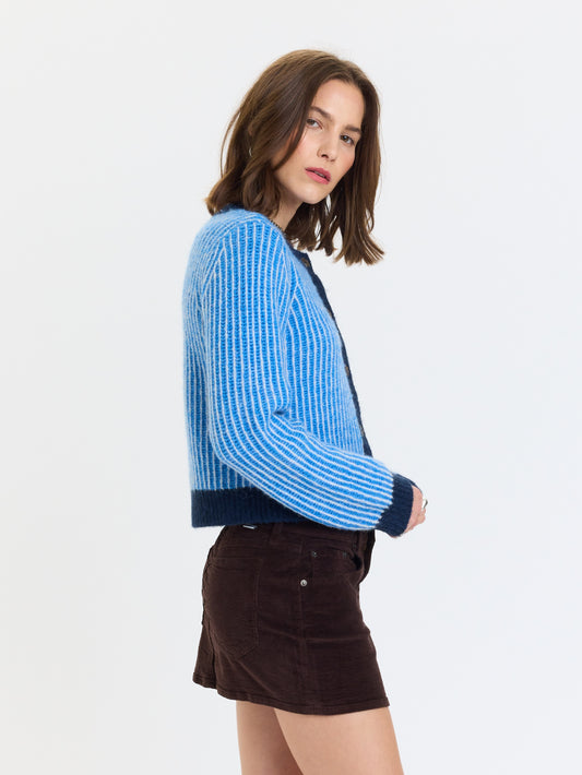 Muse Fitted Cardigan in Marin