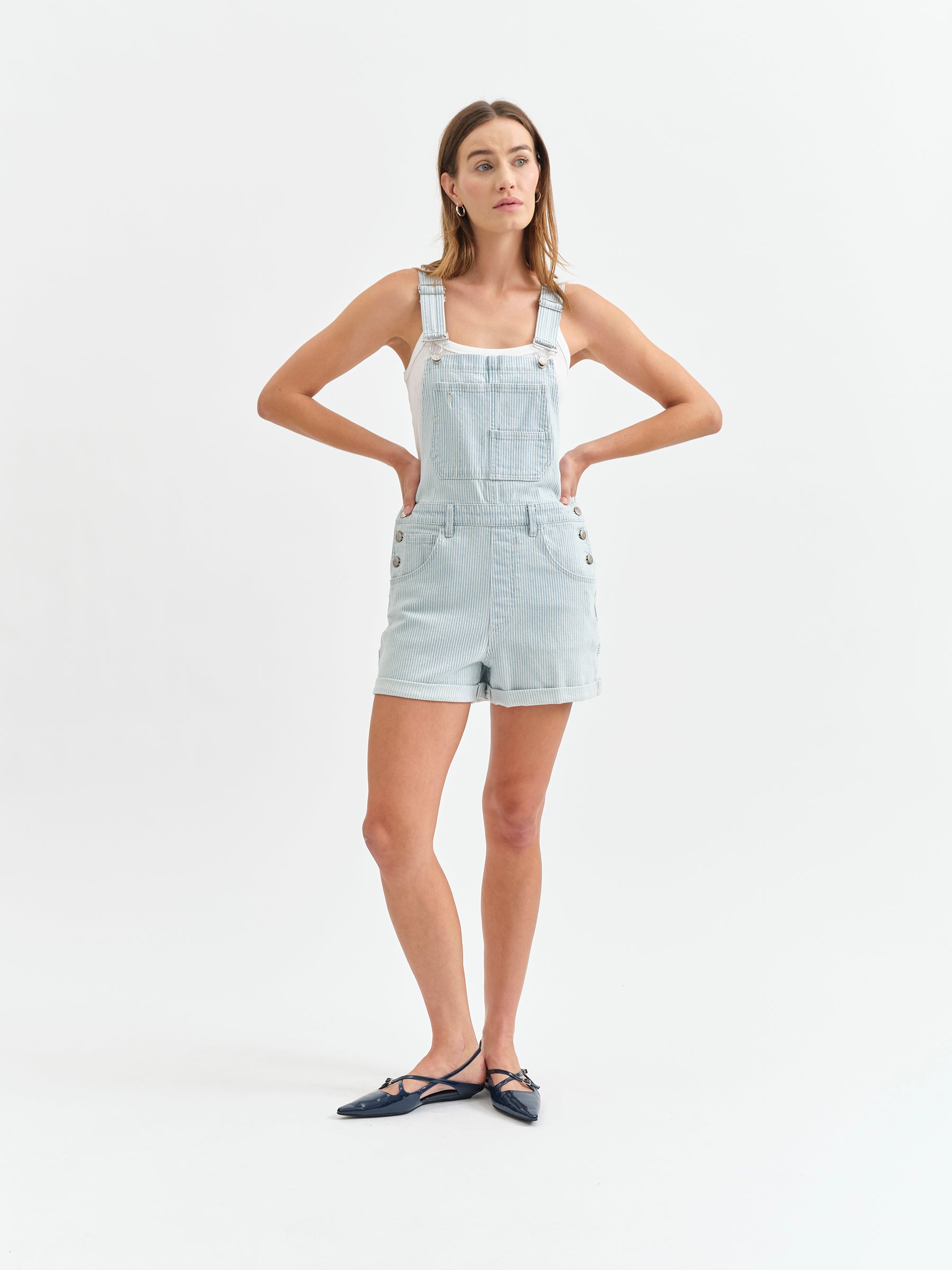 denim overall dress short 90s Denim Overall Dress - Mini Jean Pinafore, Size Small R