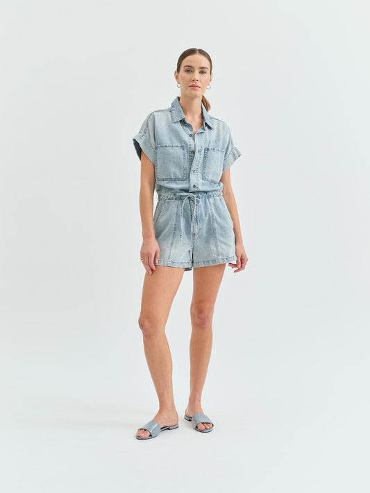 Surfside Romper in Wild Card