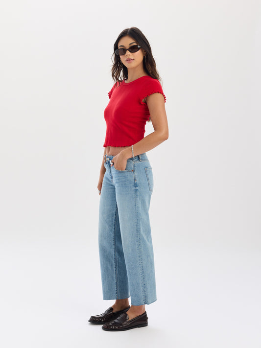 Keeper Low Rise Cropped Straight in Obviously Vintage