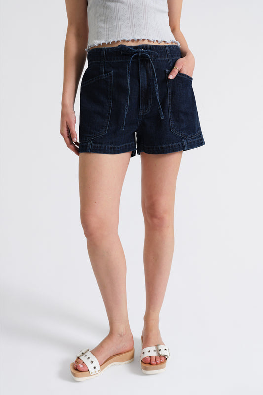 Catalina Drawstring Short in Blue Mood