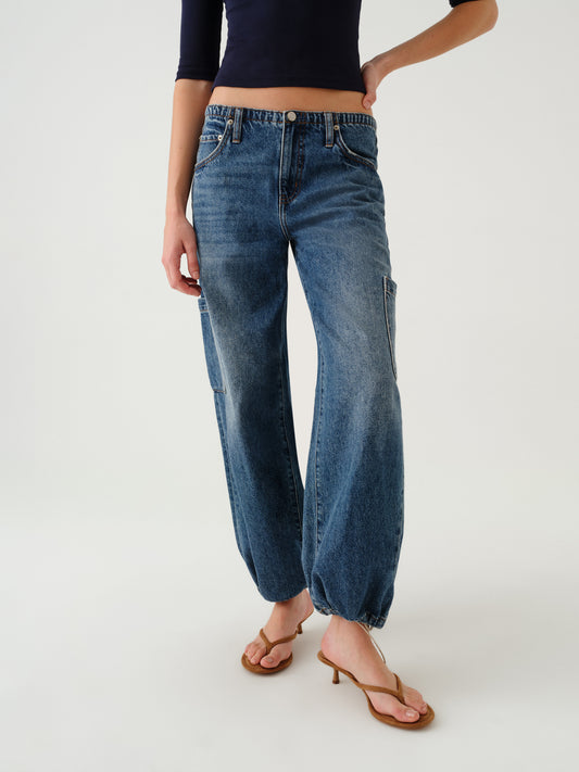 Mirage Mid Rise Cargo Harem in Snap