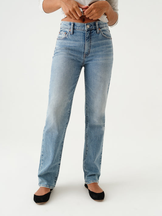 Rebel Mid Rise Slim Straight in On Repeat