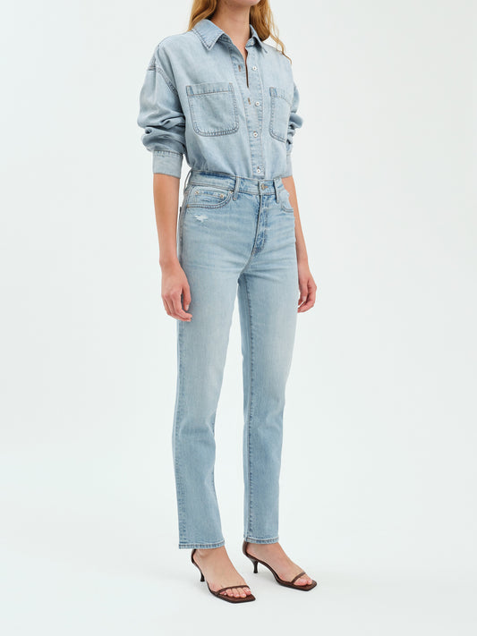 Smarty Pants High Rise in Dew Drop