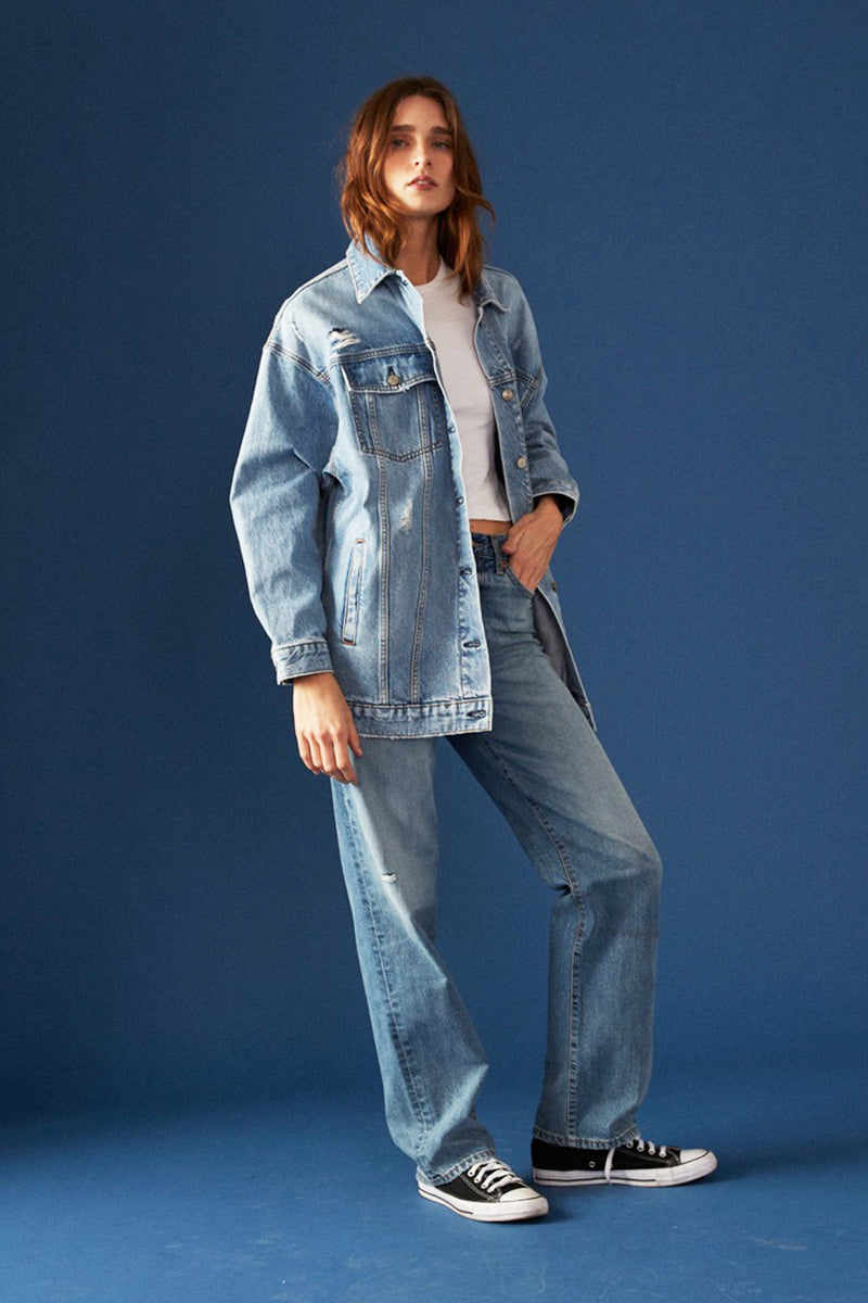 The Main Squeeze Oversized Jacket in Throwback – Daze Denim