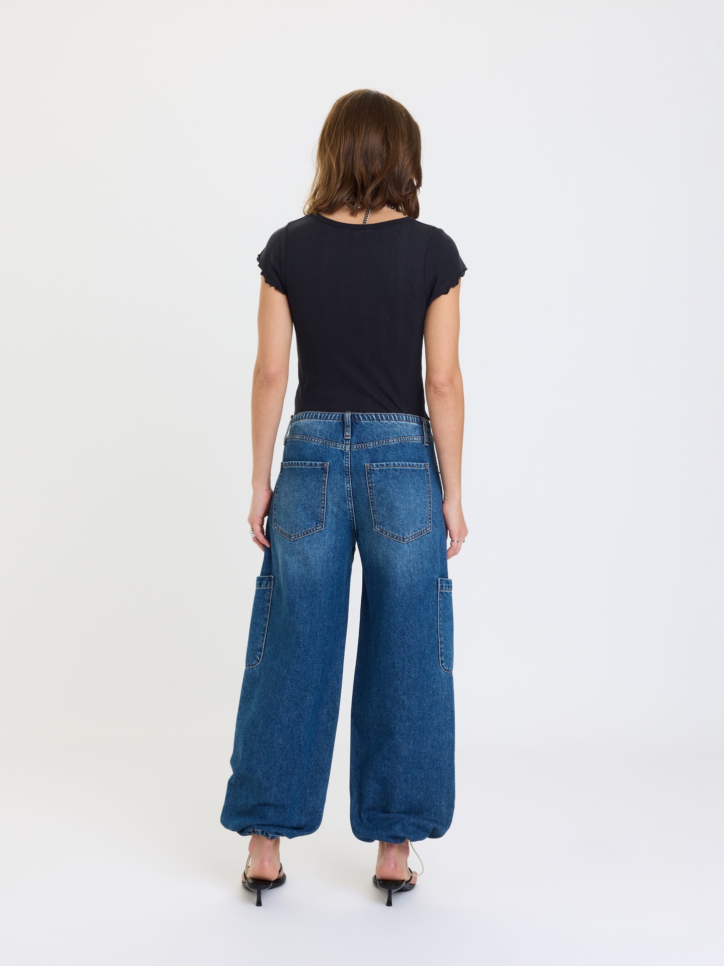 Mirage Mid Rise Cargo Harem in Snap