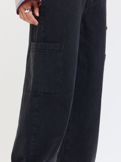 Mirage Mid Rise Cargo Harem in Eclipse