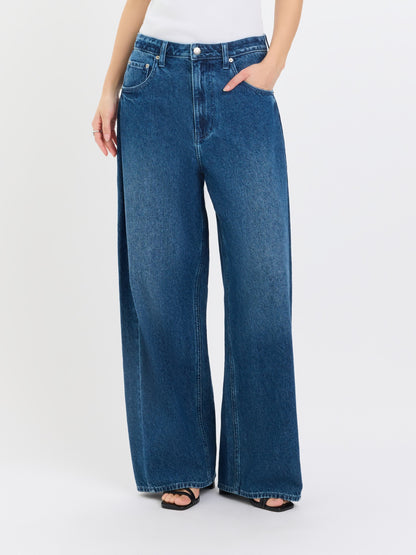 Hero High Rise Pleated Baggy Pant in Dreamland