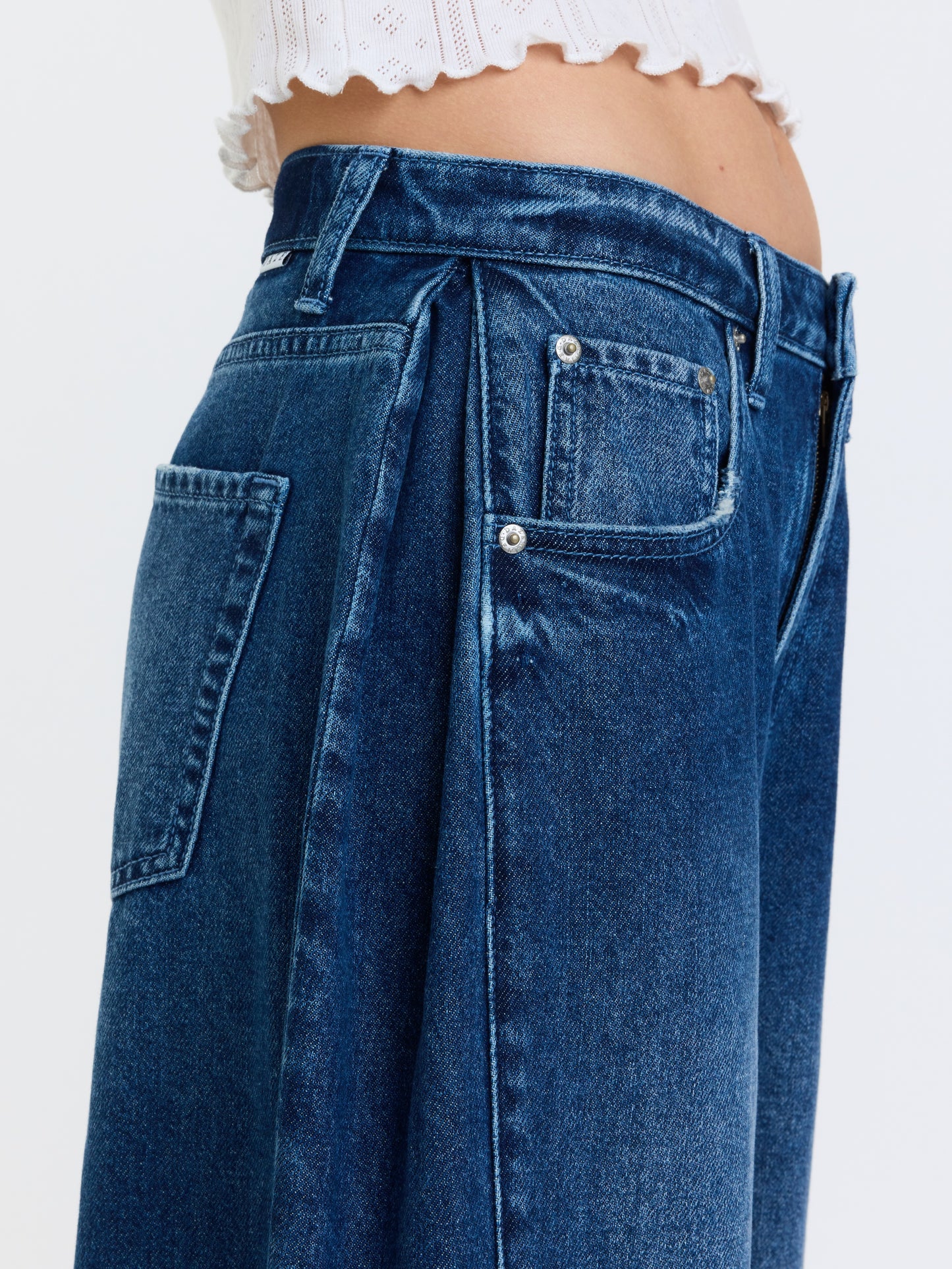Hero High Rise Pleated Baggy Pant - Dreamland