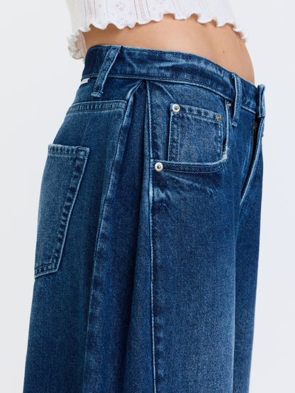 Hero High Rise Pleated Baggy Pant - Dreamland