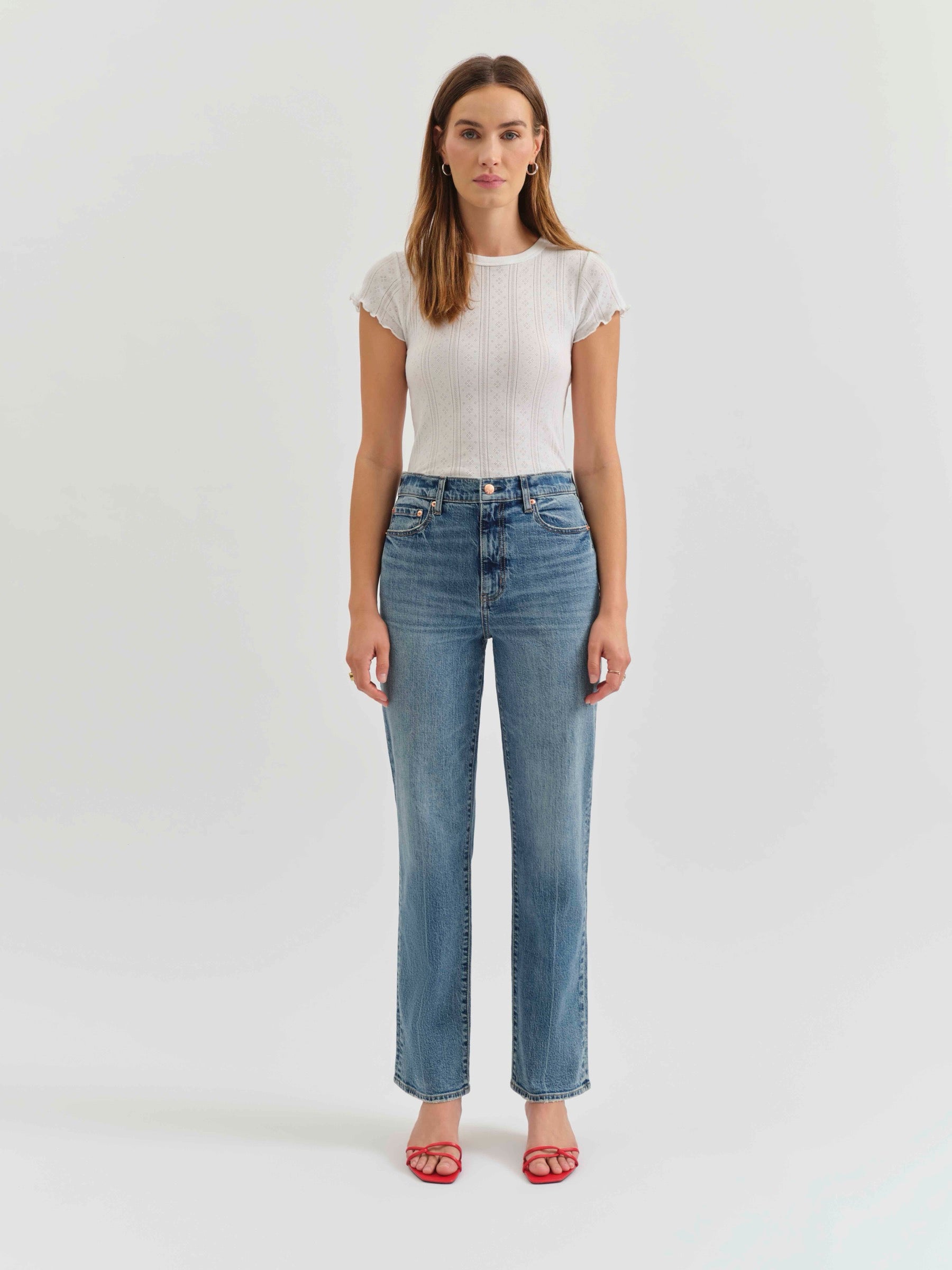 Sundaze High Rise Straight in Brooklyn Daze Denim