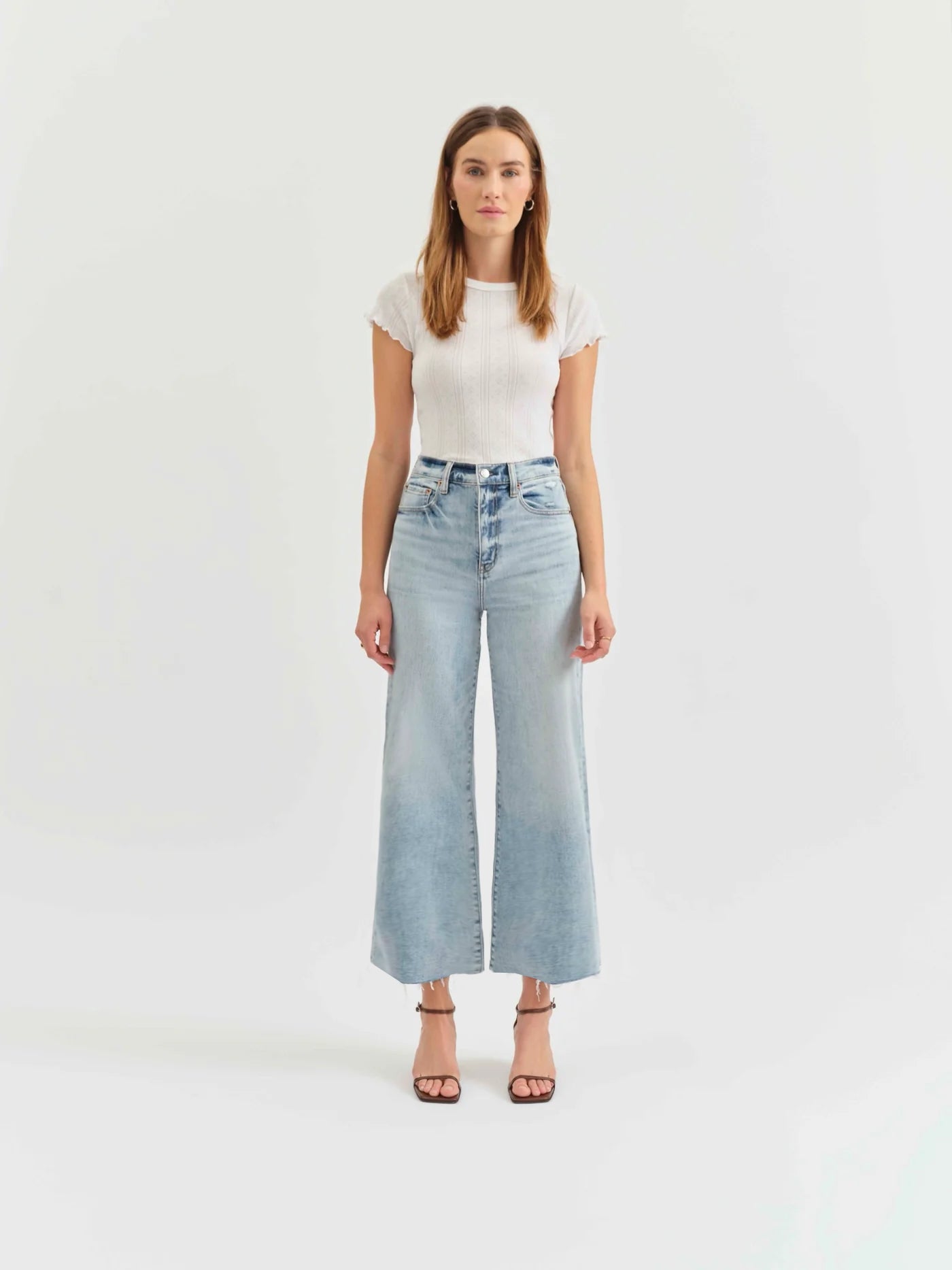 High-rise Wide-Leg Denim/Purple｜PERVERZE | パーバーズの公式