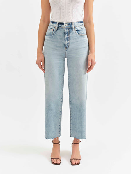 High-rise Wide-Leg Denim/Purple｜PERVERZE | パーバーズの公式
