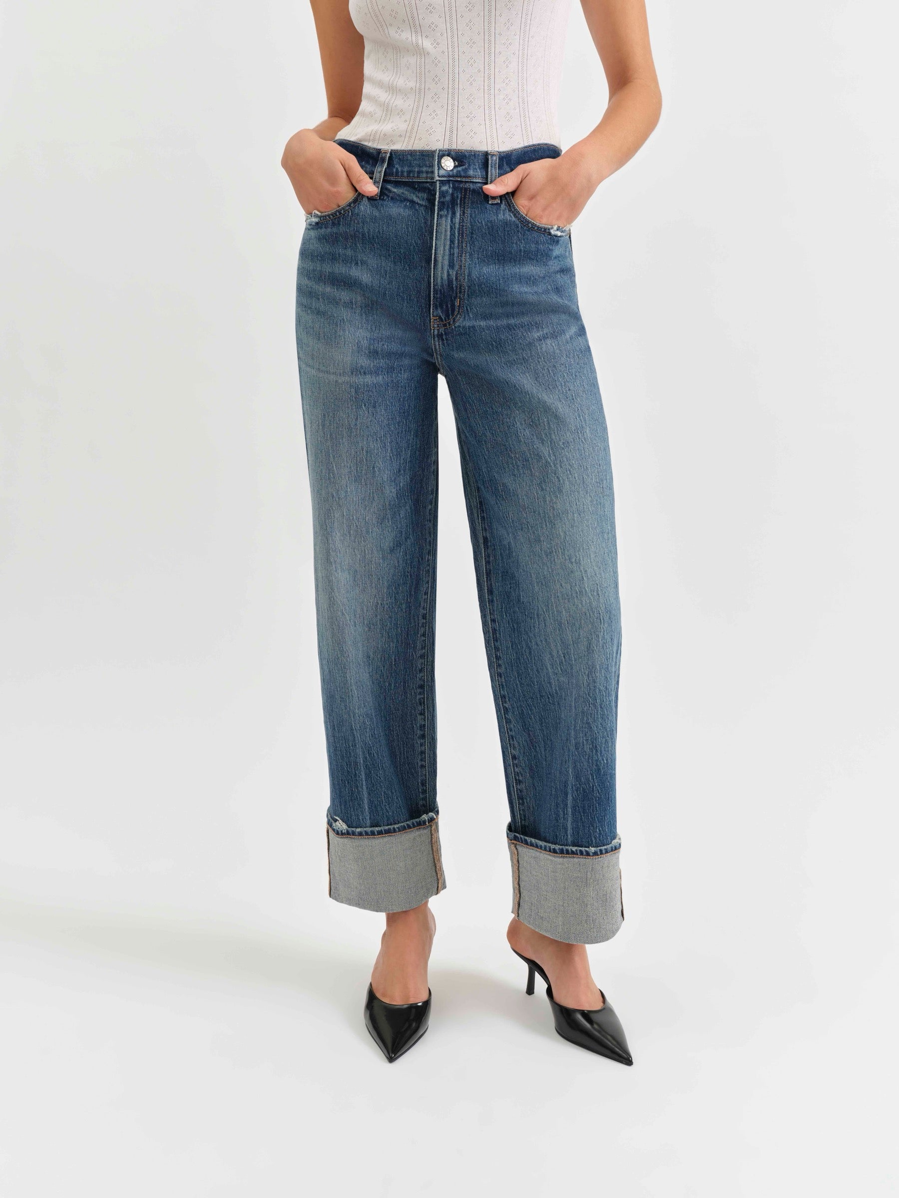 Amazon.com: TNXZ Jeans for Women Stretch Ripped High Waisted