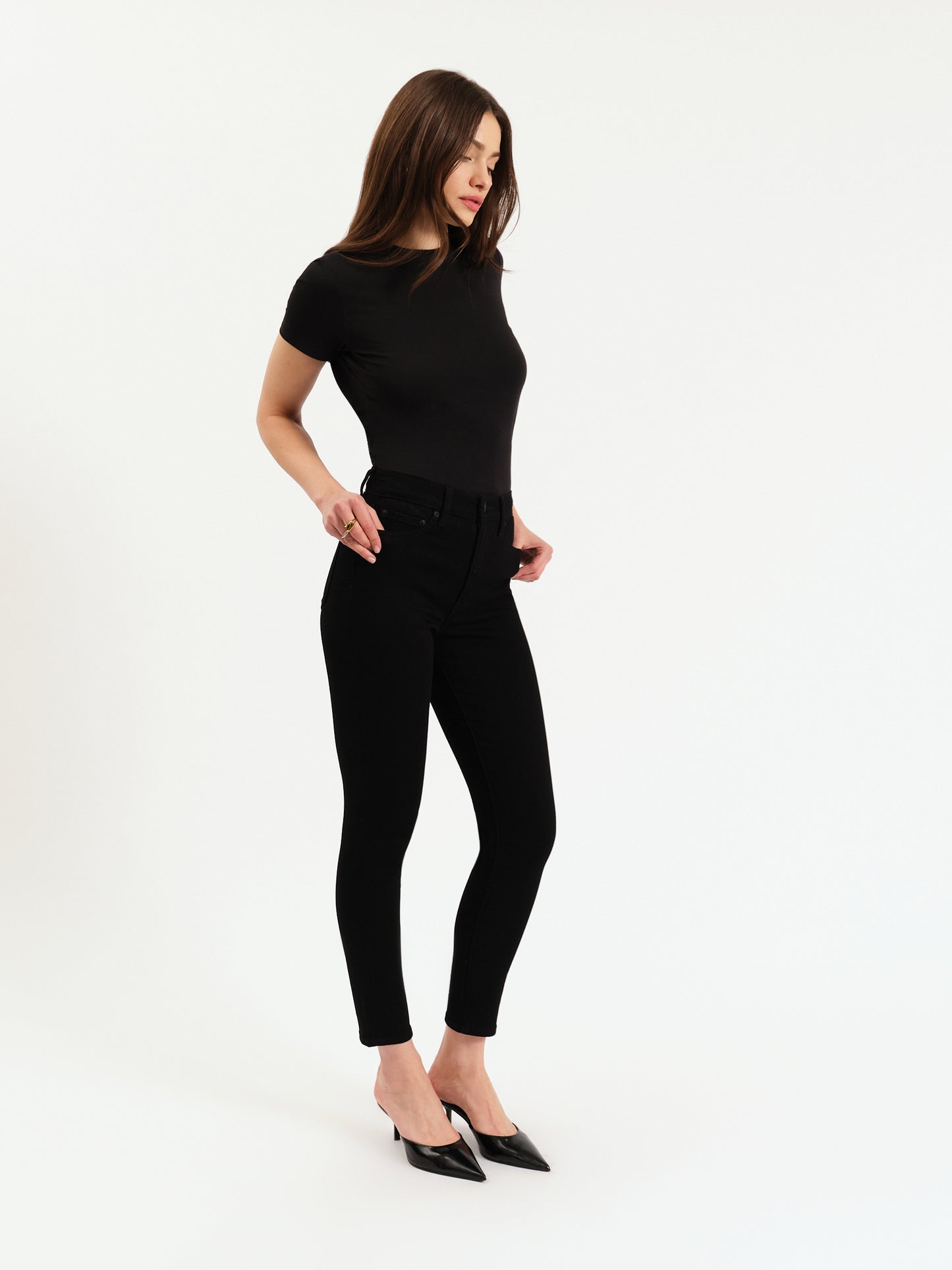 Moneymaker High Rise Vintage Skinny in After Party