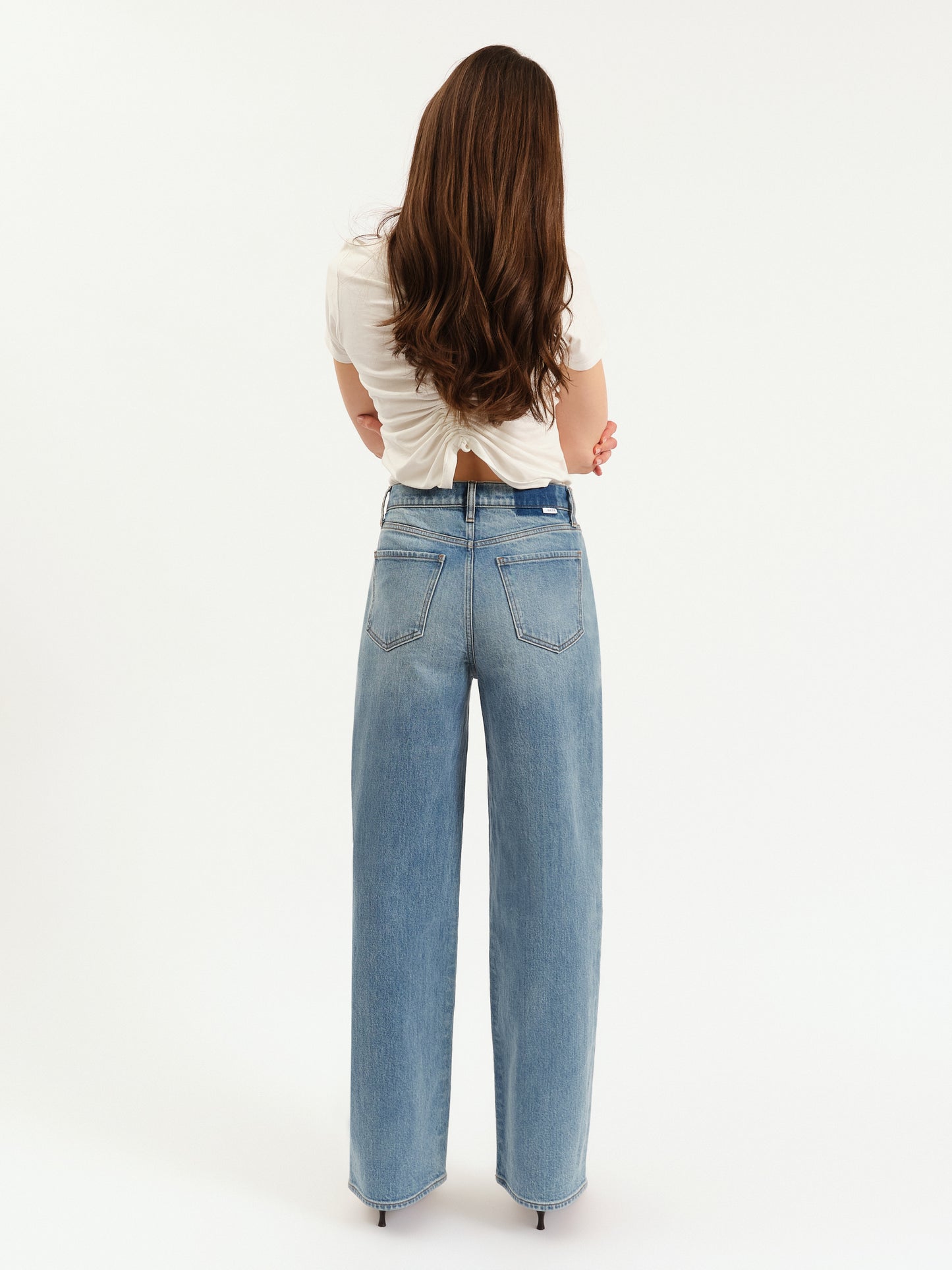 City High Rise Straight Leg in Double Dip