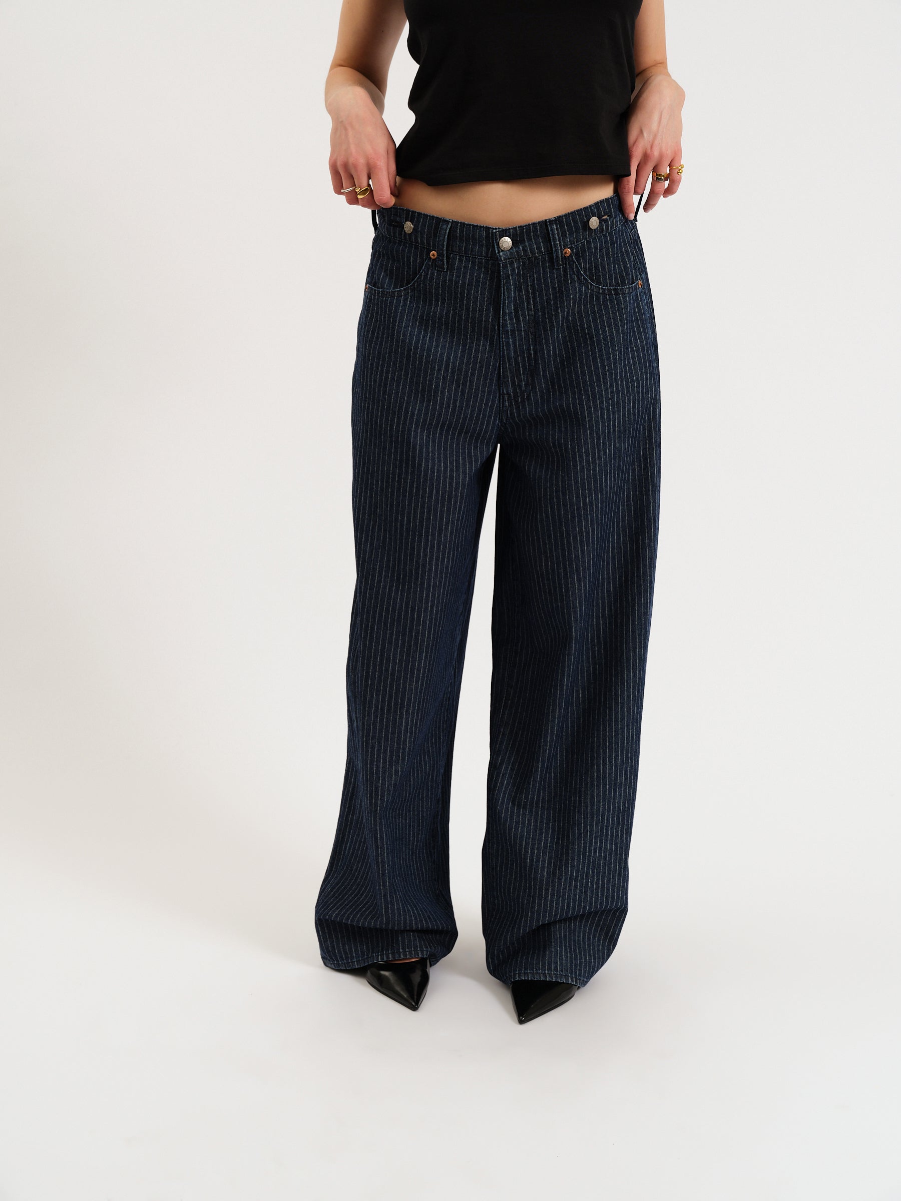 Highland Extreme Baggy in Pinstripe – Daze Denim