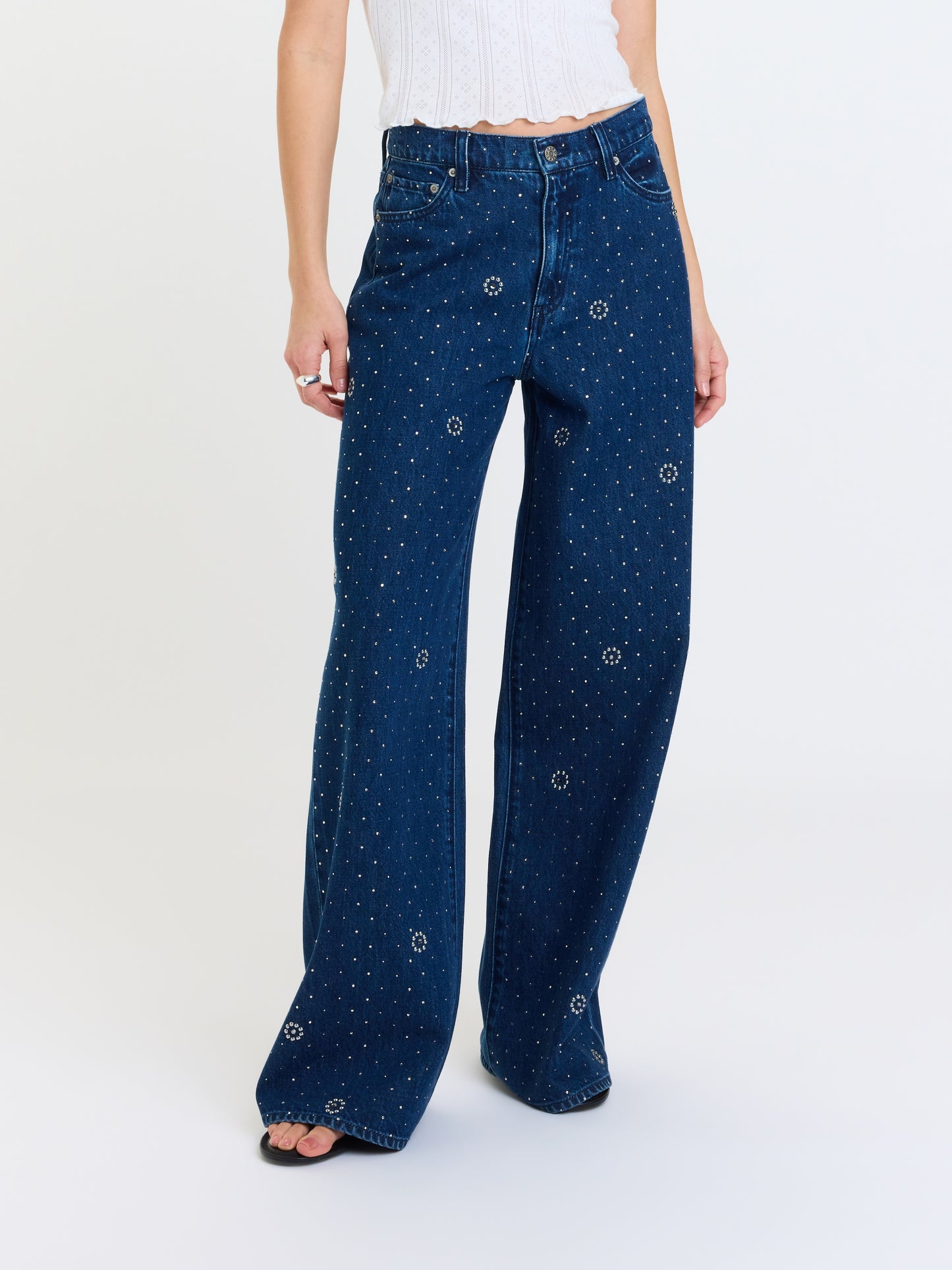 The Wanderer Mid Rise Palazzo in Glimmer