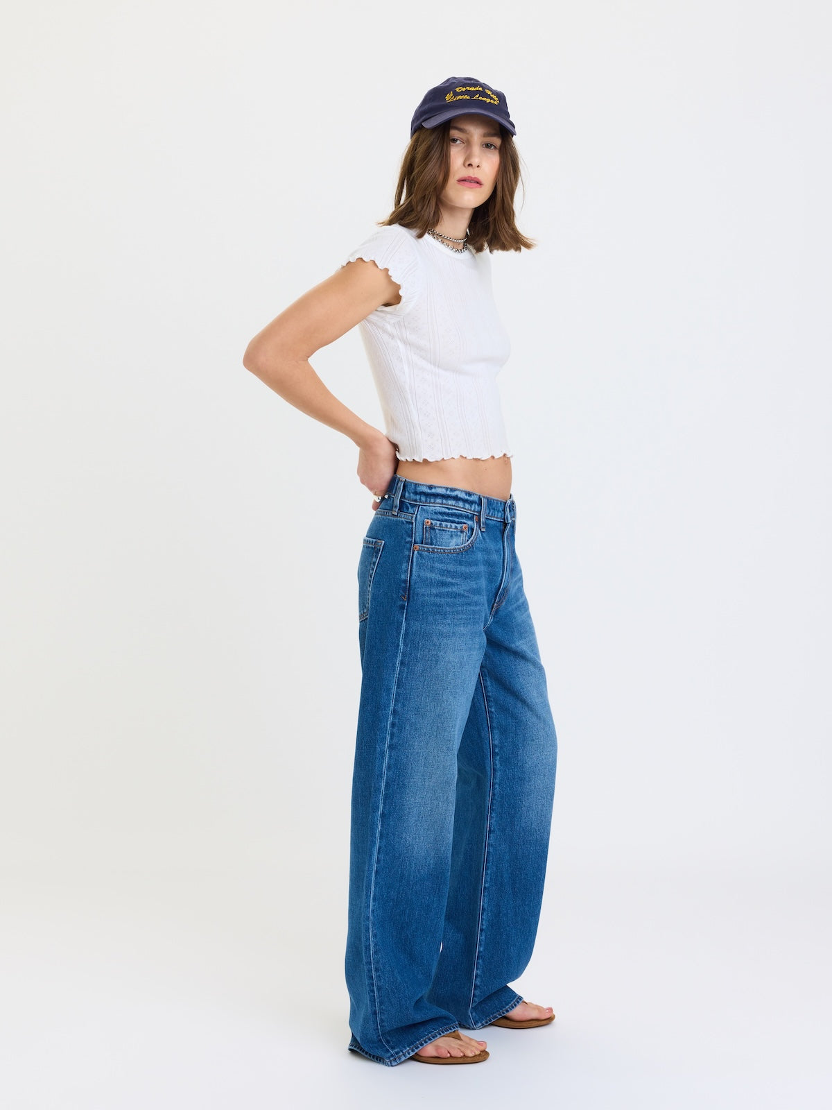 2k Mid Rise Relaxed Baggy Pant in Vesper
