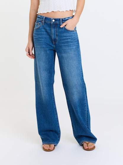 2k Mid Rise Relaxed Baggy Pant in Vesper