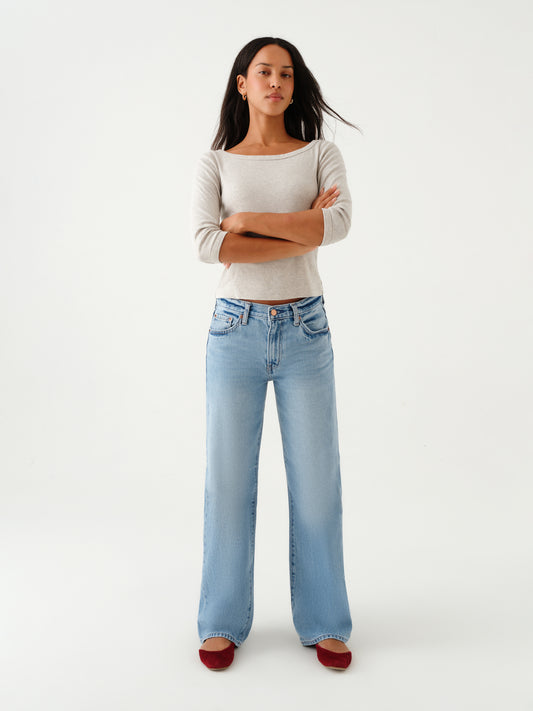 2k Mid Rise Relaxed Baggy Pant in Pulse