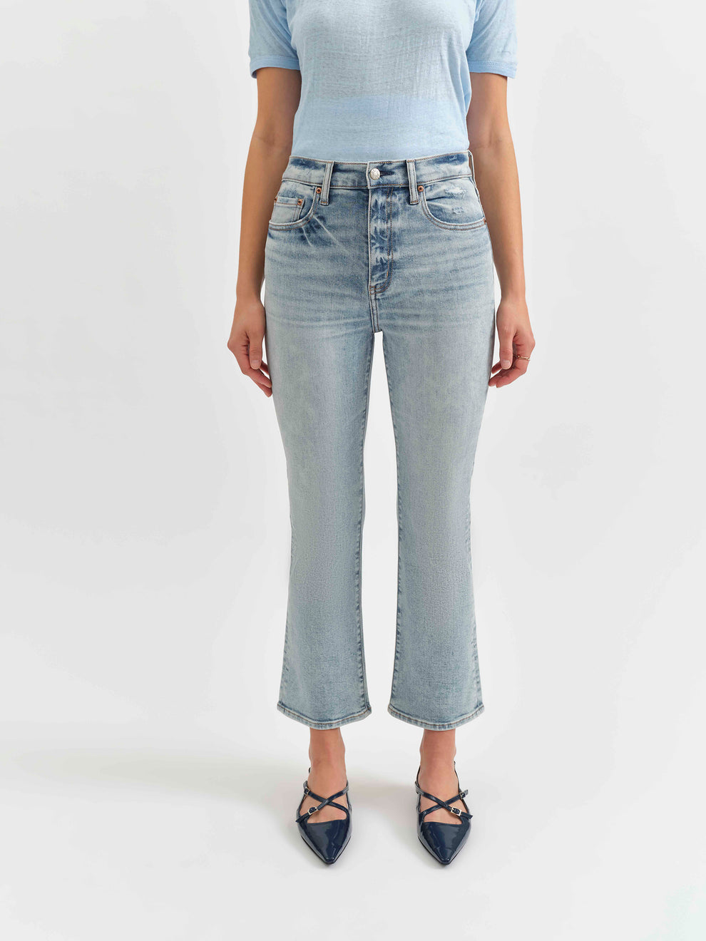 SHY GIRL - HIGH RISE CROP FLARE