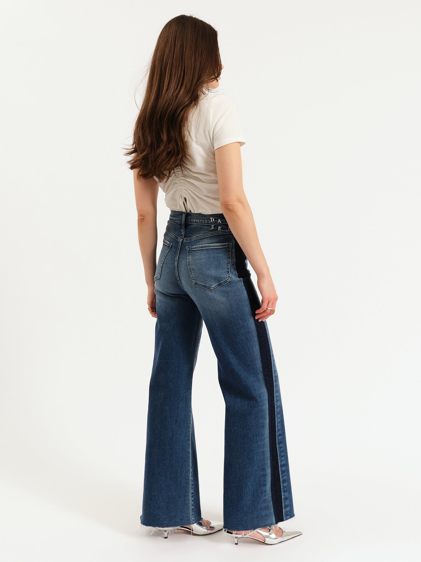 Far Out High Rise Wide in Tuxedo