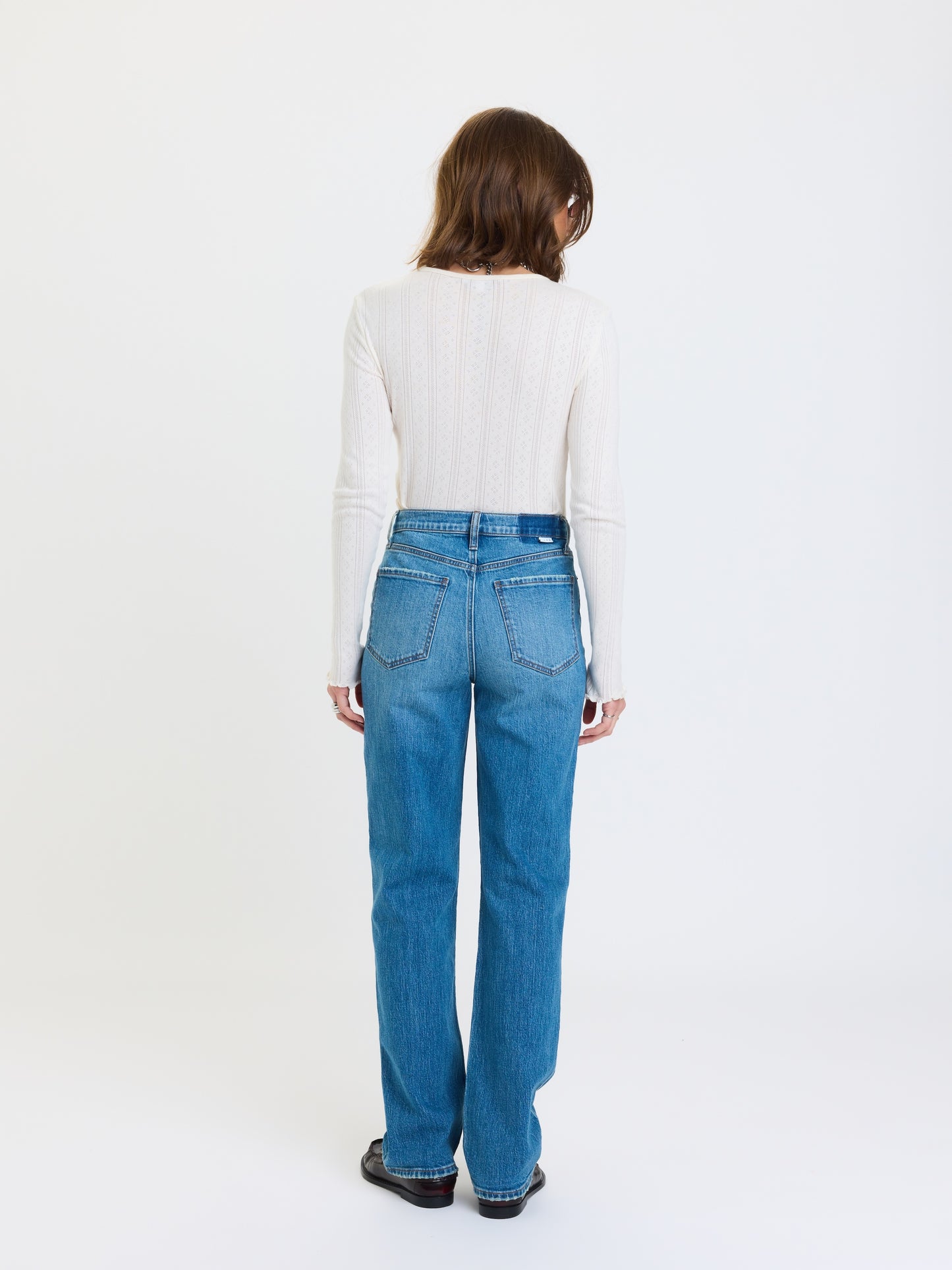 Sundaze High Rise Vintage Straight in Cloudline