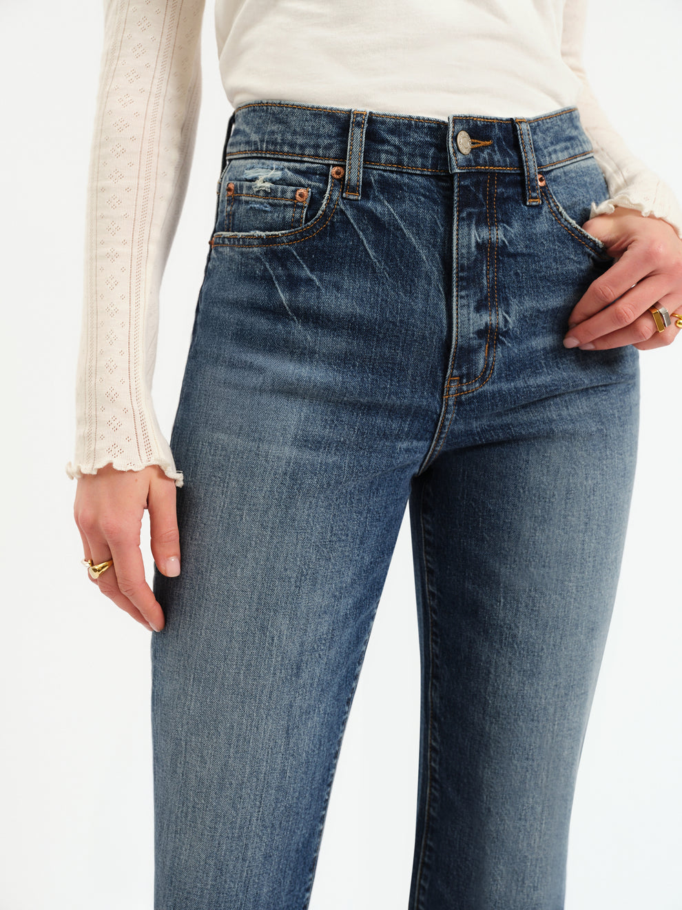 Sundaze High Rise Vintage Straight in Authentic Daze Denim