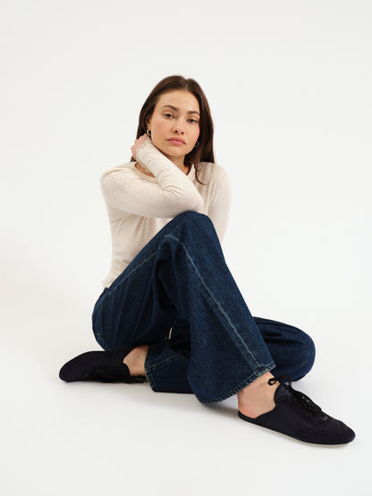 Madison Mid Rise Wide Leg in Moonlight Rinse