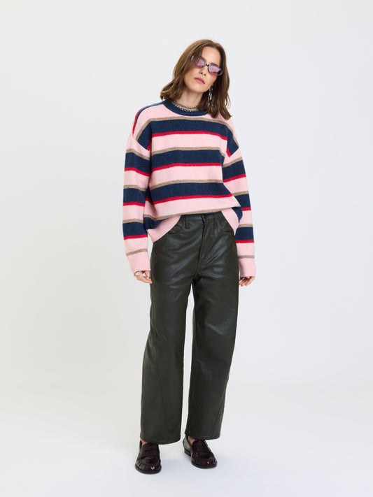 Westward High Rise Barrel in Coated Fern