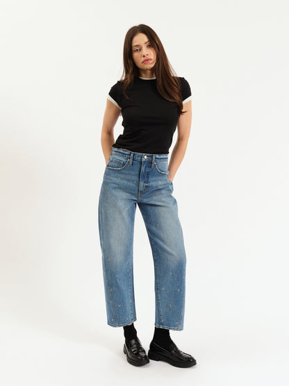 Westward High Rise Barrel leg in Nailed It