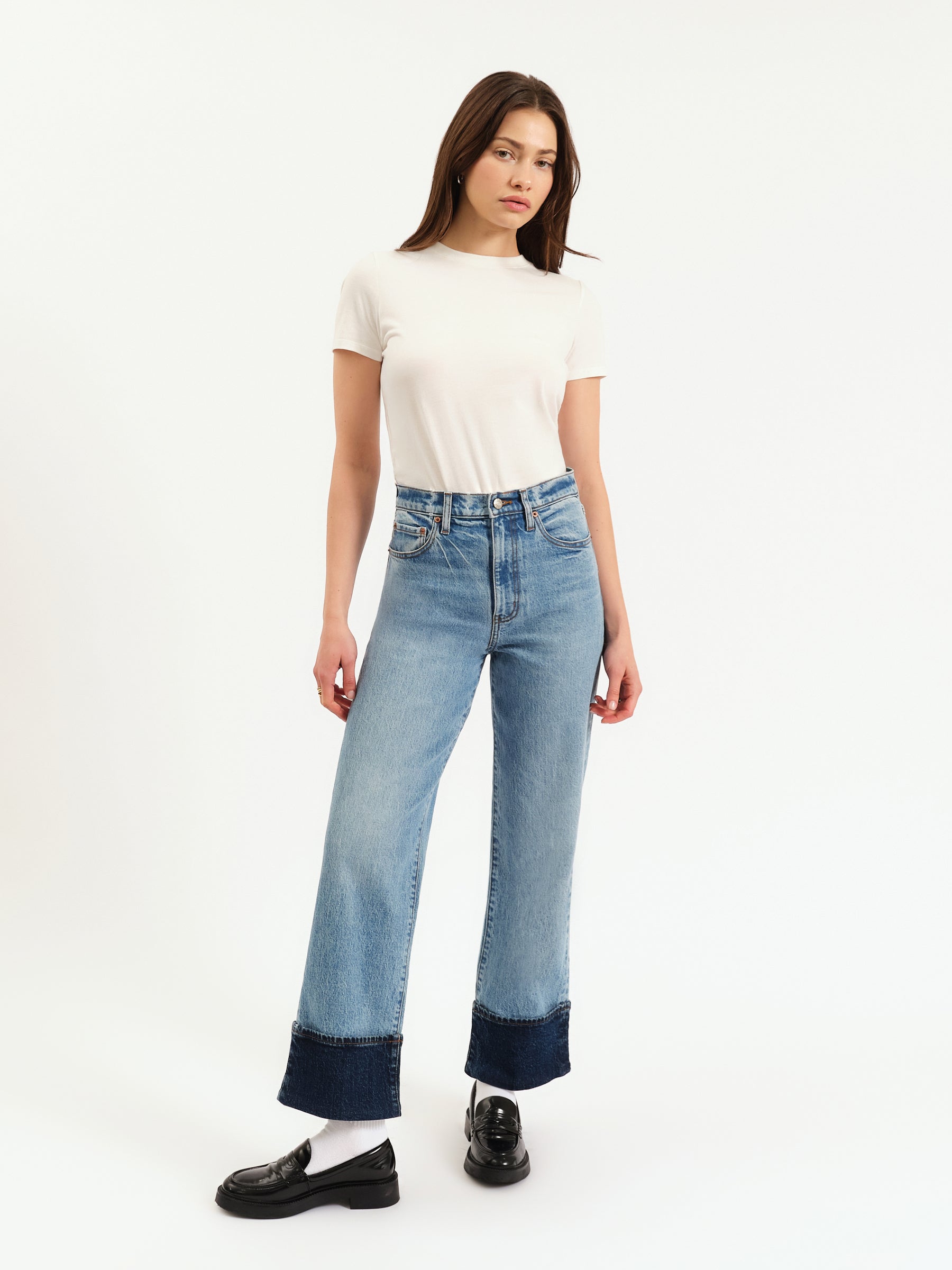 Eastside High Rise Loose in Plunge – Daze Denim