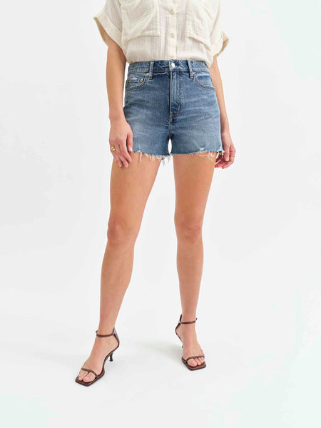 Troublemaker High Rise Short in Heart Beat Vintage – Daze Denim