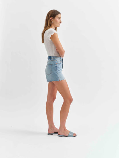 Bottom Line High Rise Short in Blooming Vintage