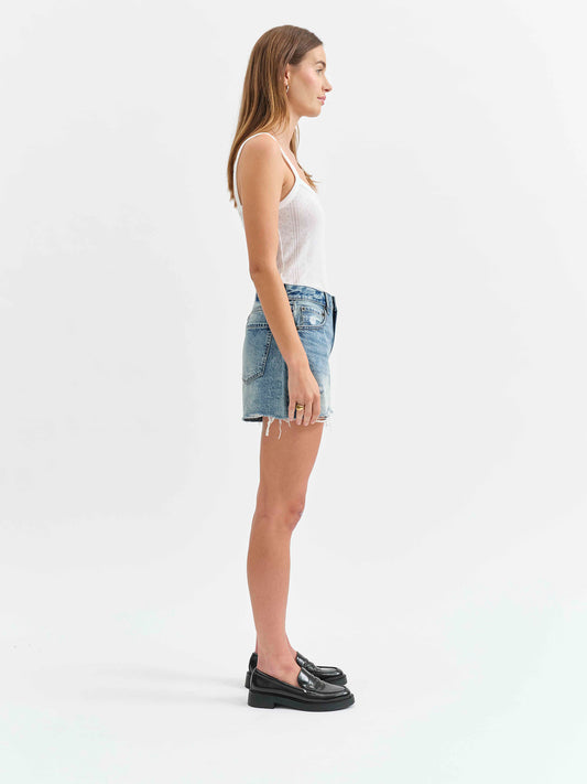 Crossroads Mid Rise Short in Instinct Vintage