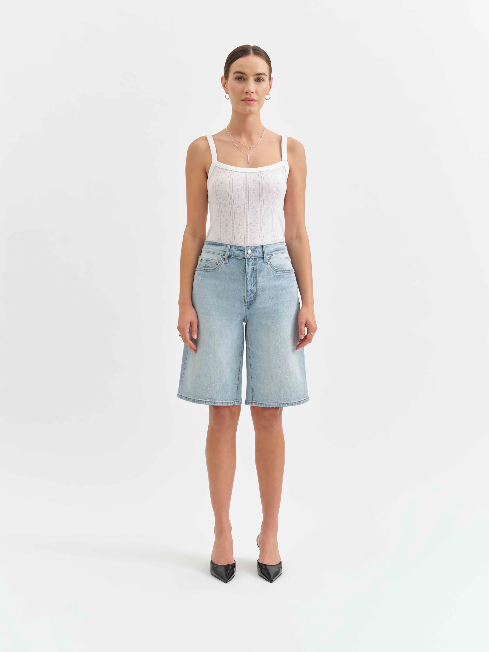Cruiser Mid Rise Short - Dew Drop Vintage – Daze Denim