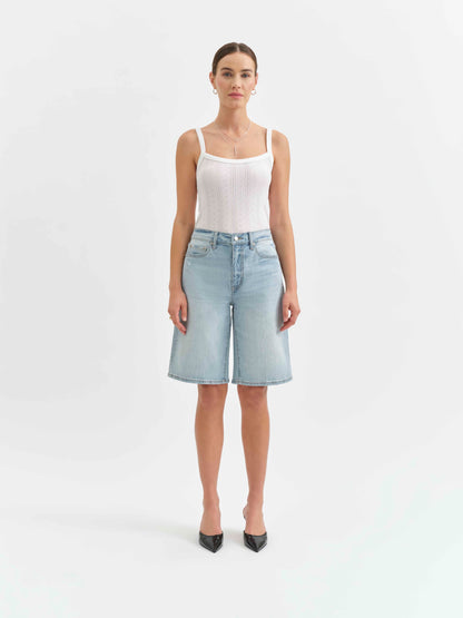 Cruiser Mid Rise Short - Dew Drop Vintage