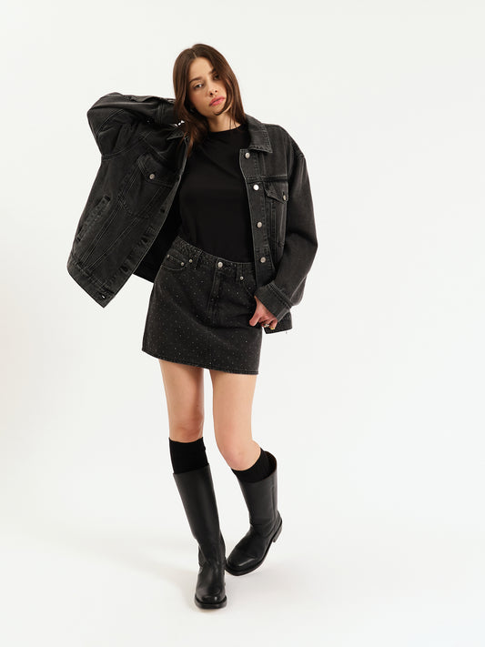 Stash Mini Skirt in Starlit Night